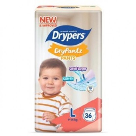 Drypers Drypantz Pants L 36s